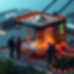 Illustration showcasing the technical architecture of Everscale blockchain