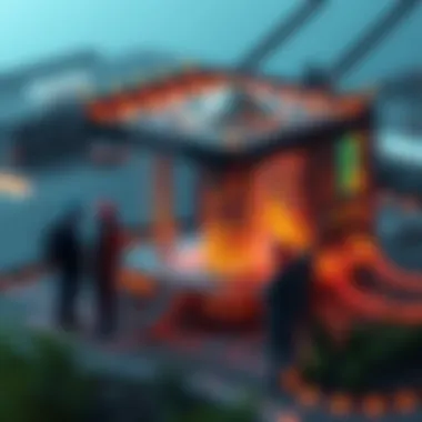 Illustration showcasing the technical architecture of Everscale blockchain