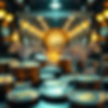 Infographic showing the relationship between FinCEN and the crypto industry