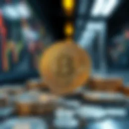 Conceptual representation of cryptocurrency trading basics