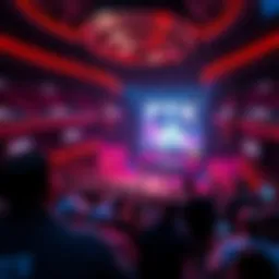 FTX Arena overview with vibrant cryptocurrency graphics