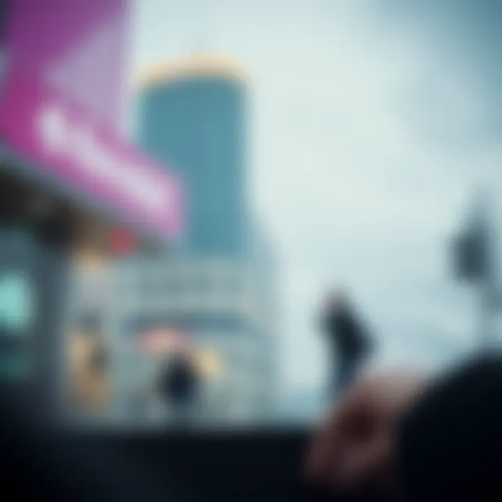 Future trends in digital banking illustrated with innovative concepts