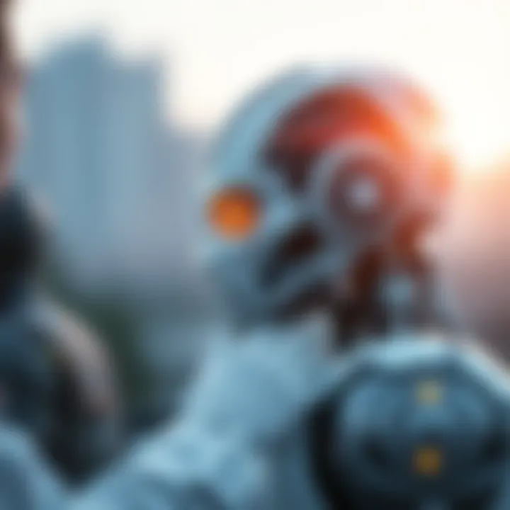 A futuristic illustration of advanced AI technology