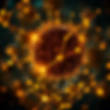 Visual representation of blockchain integration with AI