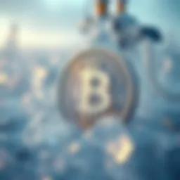 Conceptual representation of icecoin's unique blockchain technology