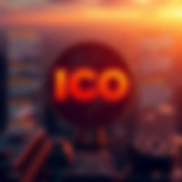 Infographic illustrating the advantages and disadvantages of ICO
