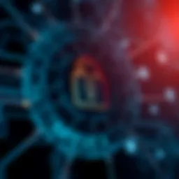 Visual representation of blockchain security dynamics