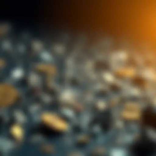 Visual representation of impermanent loss in cryptocurrency