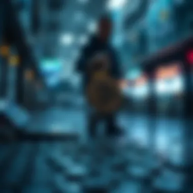 Graphical depiction of investor impacts due to token unlocking