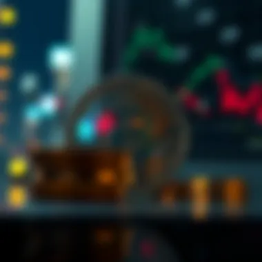 Graphical representation of cryptocurrency investment trends