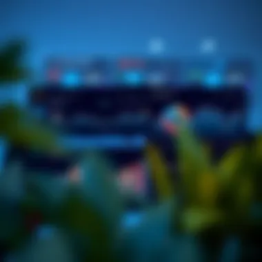 Visual representation of Koyfin's financial data dashboard