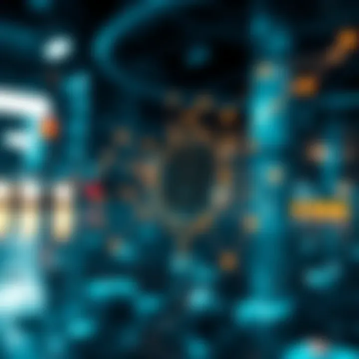 Graphical representation of blockchain technology and its future potential