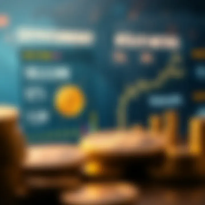 An infographic depicting recent trends in the cryptocurrency market.