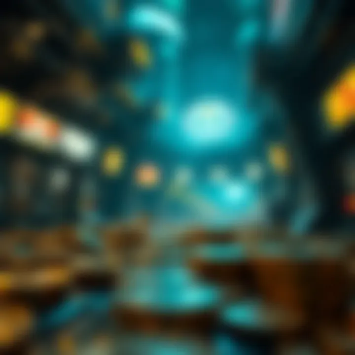 Future Insights into the Cryptocurrency Market A futuristic representation of the cryptocurrency market's potential.