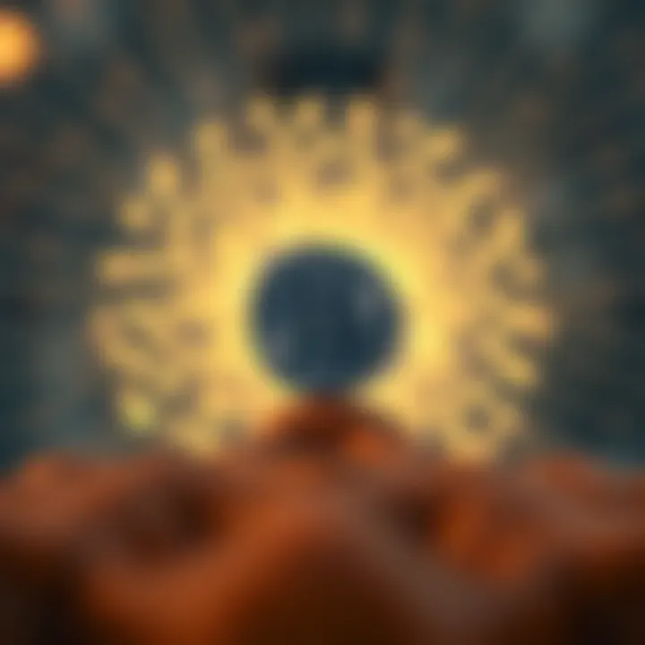 Symbolic representation of Kusama Coin's innovative blockchain technology