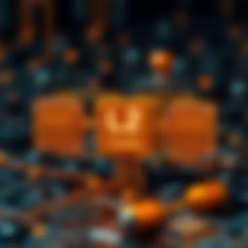 Conceptual diagram illustrating L2 cache functionality in blockchain technology