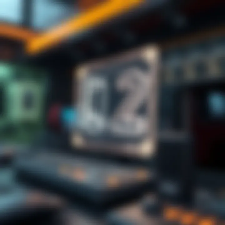 Visual representation of Layer 2 technology in blockchain