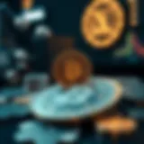 Visual representation of decentralized finance concepts