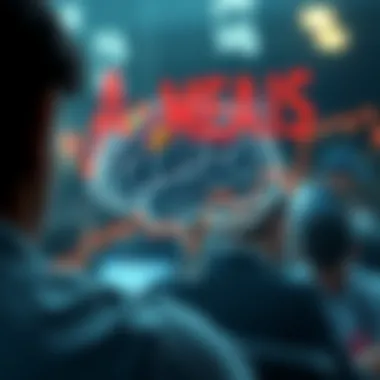 Market Psychology and Bearish Trends Graphical representation of market psychology during bearish trends