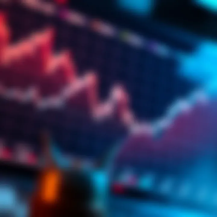 Graph showcasing market trends in cryptocurrency