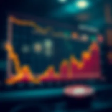 Market Volatility and Investment Decisions Graph illustrating market volatility and its impact on investment decisions