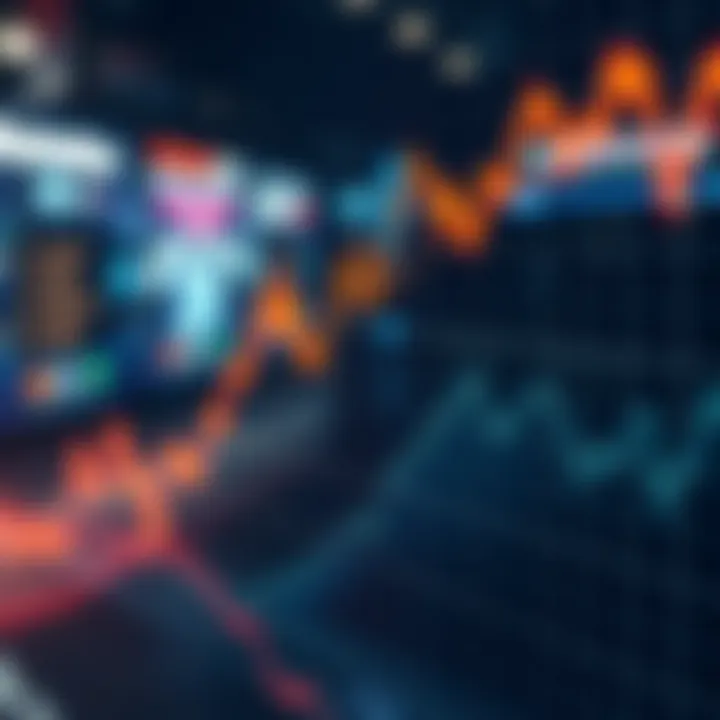 Graph showing market volatility and opportunities