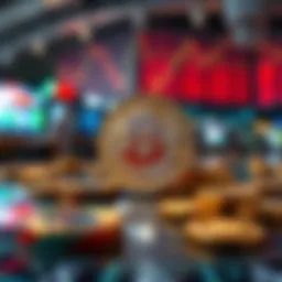 Visual representation of meme coin trading dynamics