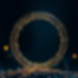 Conceptual representation of a merit circle in blockchain