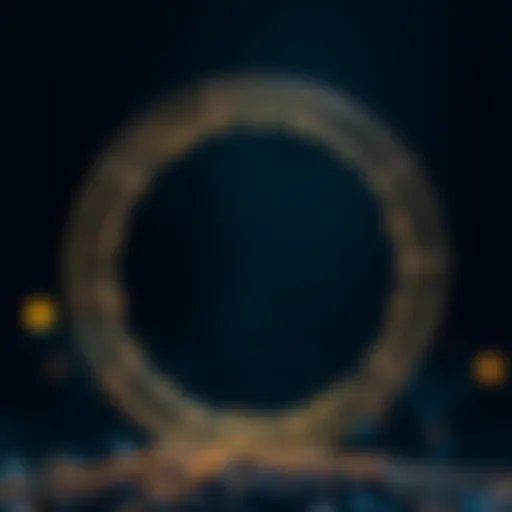 Conceptual representation of a merit circle in blockchain