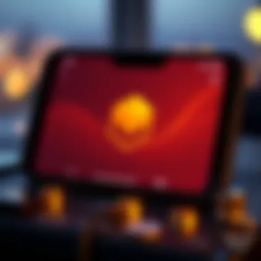 An illustration depicting the user-friendly interface of a cryptocurrency wallet