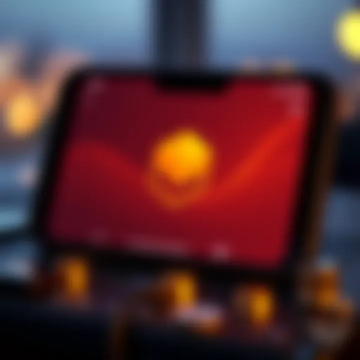 An illustration depicting the user-friendly interface of a cryptocurrency wallet