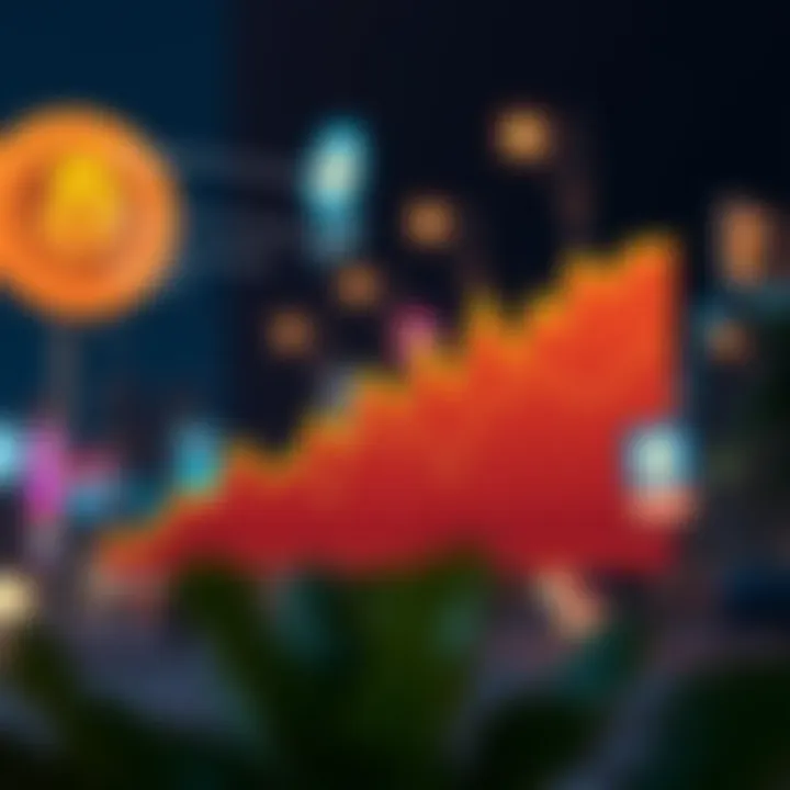 Graph illustrating the impact of Mexc listings on market trends