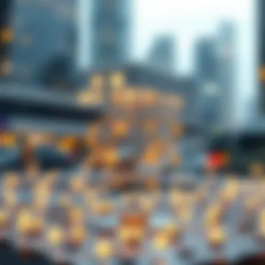 Conceptual representation of a lightweight blockchain network