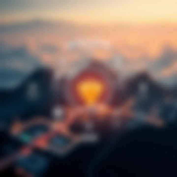 NEAR Ecosystem Representation Visual representation of the NEAR ecosystem with key projects and their relationships