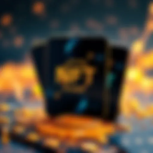 An abstract representation of NFT cards showcasing their unique features.