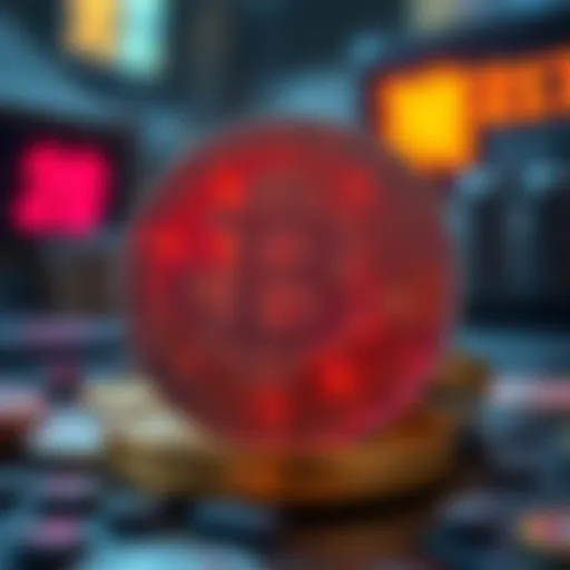 Visual representation of digital assets and NFTs