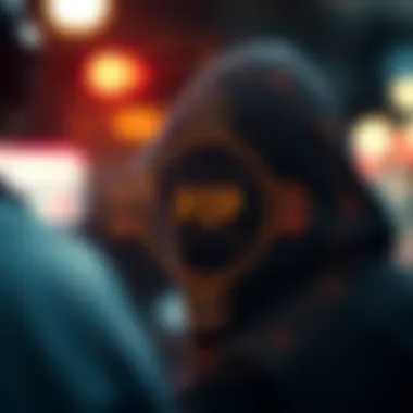 P2P Trading and Law Enforcement Dynamics A diagram depicting the relationship between P2P trading and law enforcement