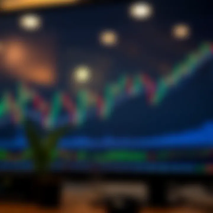 Chart displaying various trading strategies