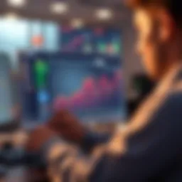 Visual representation of cryptocurrency portfolio tracking