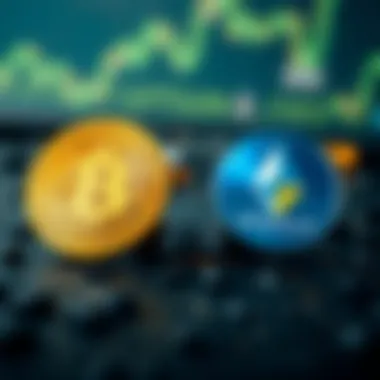 Comparative Analysis of QTUM, Bitcoin, and Ethereum Diagram comparing Bitcoin and Ethereum with QTUM