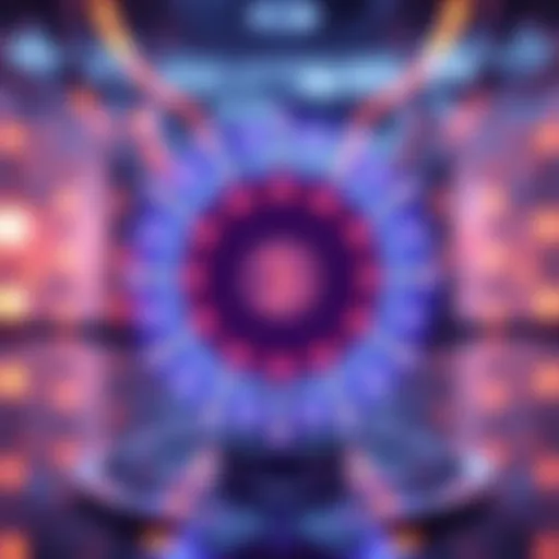 Visual representation of quantum AI concepts