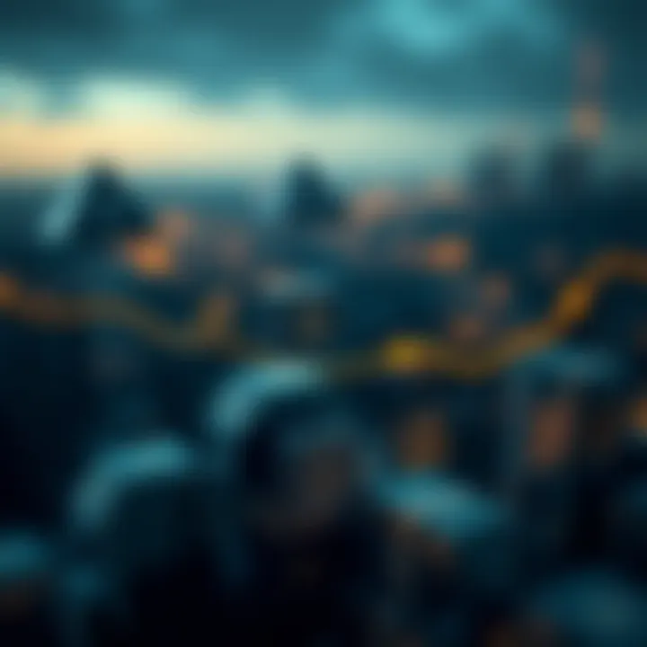 Risk Management in Blockchain Investments Diagram illustrating risk management strategies in blockchain investment