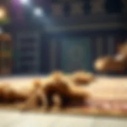 Conceptual illustration of rug pull in cryptocurrency