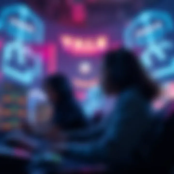 The Intersection of Blockchain and Gaming A visual representation of blockchain technology in gaming