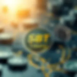 An infographic illustrating the key features of SBT tokens in the blockchain ecosystem