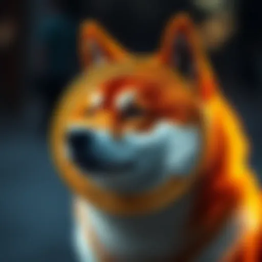 Digital Representation of Shiba Inu Coin Shiba Inu coin digital representation