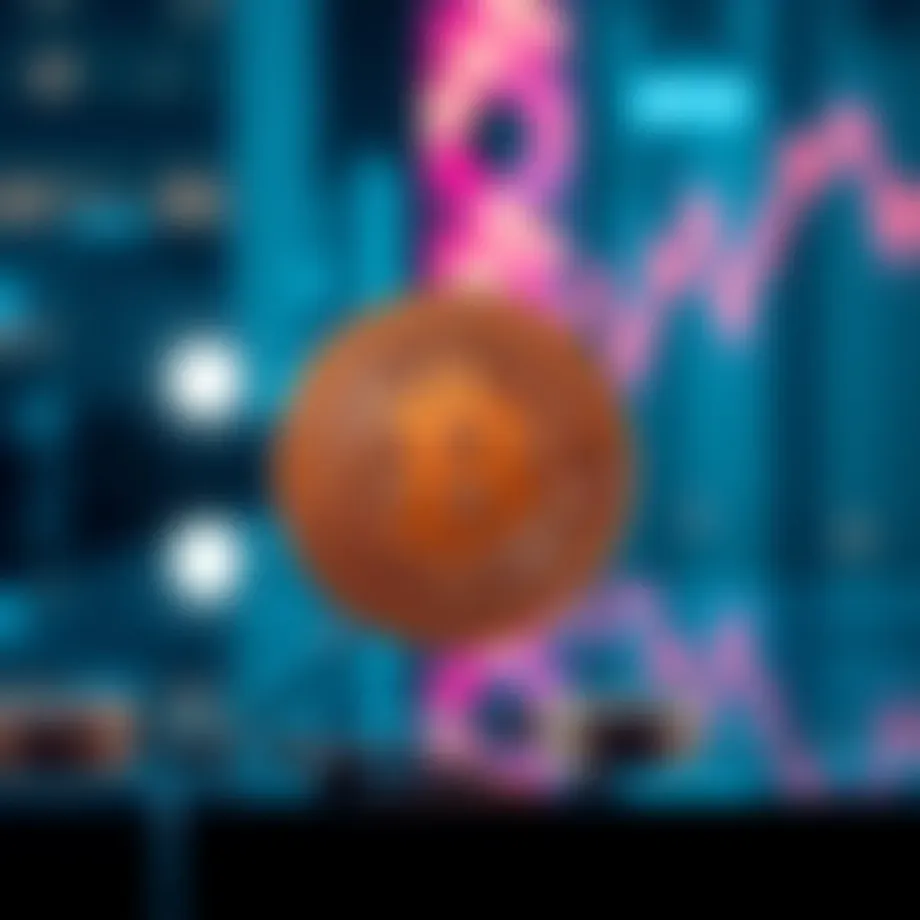 Conceptual illustration of Sora Coin in the digital market