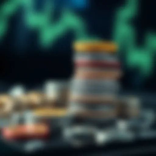 Conceptual representation of cryptocurrency stacks