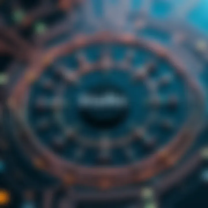 An intricate diagram illustrating the architecture of Stacks keys