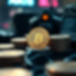 Concept of staking in cryptocurrency